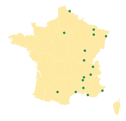Carte de France - U-can